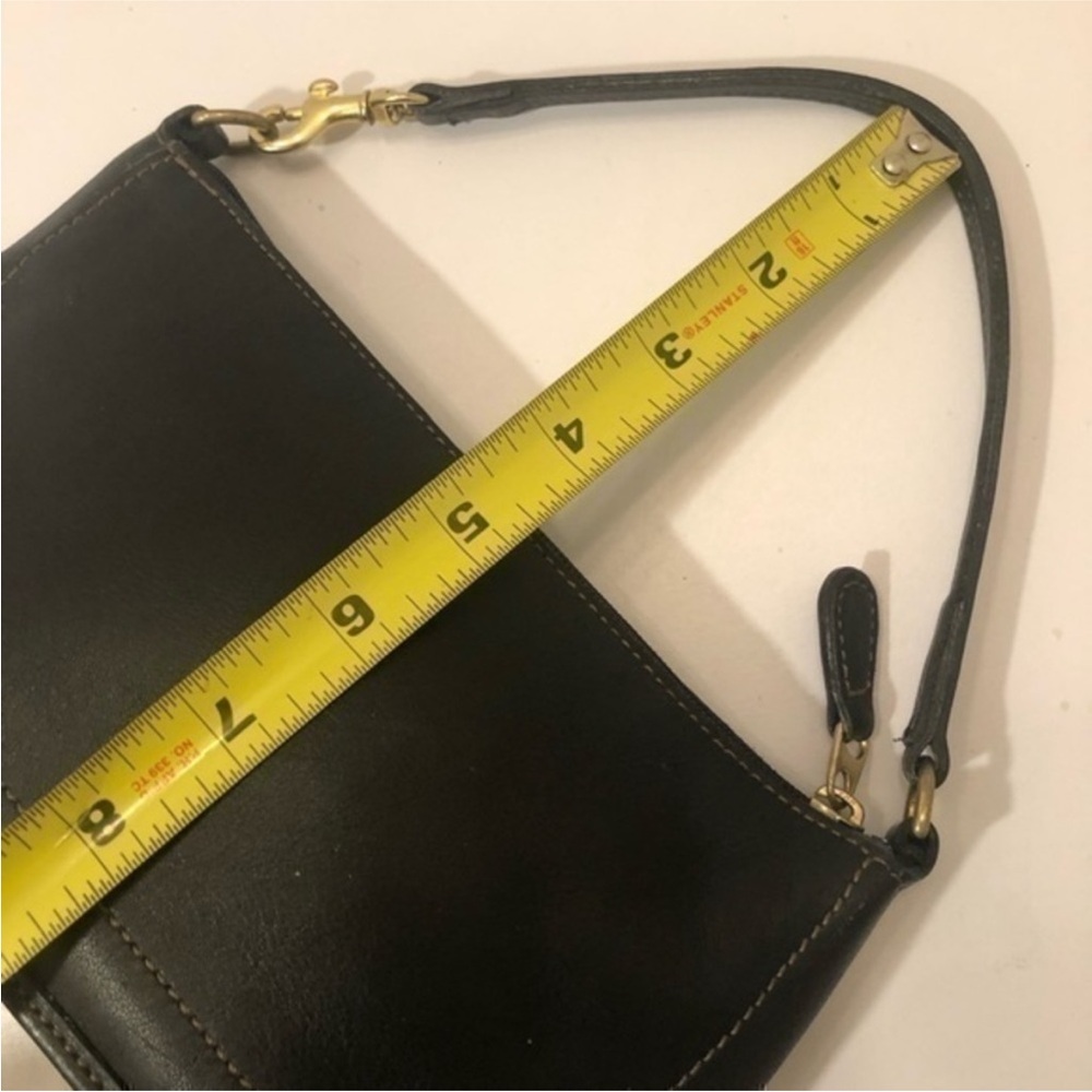 COACH Bleecker Demi Zip Shoulder Bag 9311 Black Leather NWT Y2K Vintage - Picture 3 of 16